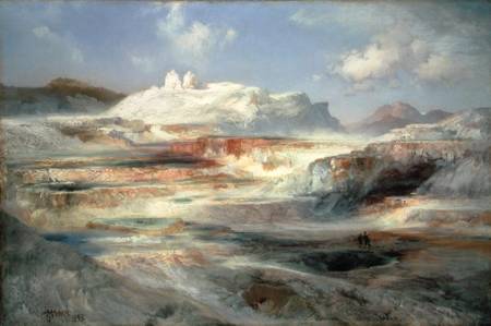 © Thomas Moran, Jupiter Terrace, Yellowstone (1893)